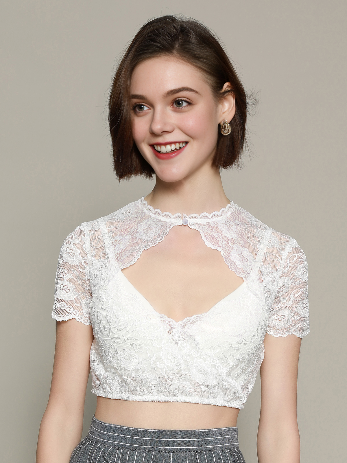 Dirndl Blau Schwarz mit weißer Bluse