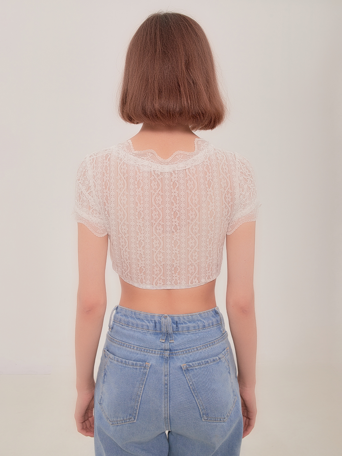 Dirndl Bluse in Weiß