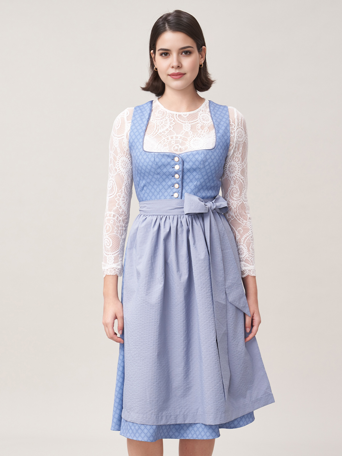 Dirndl in Blau – Eleganz und Tradition