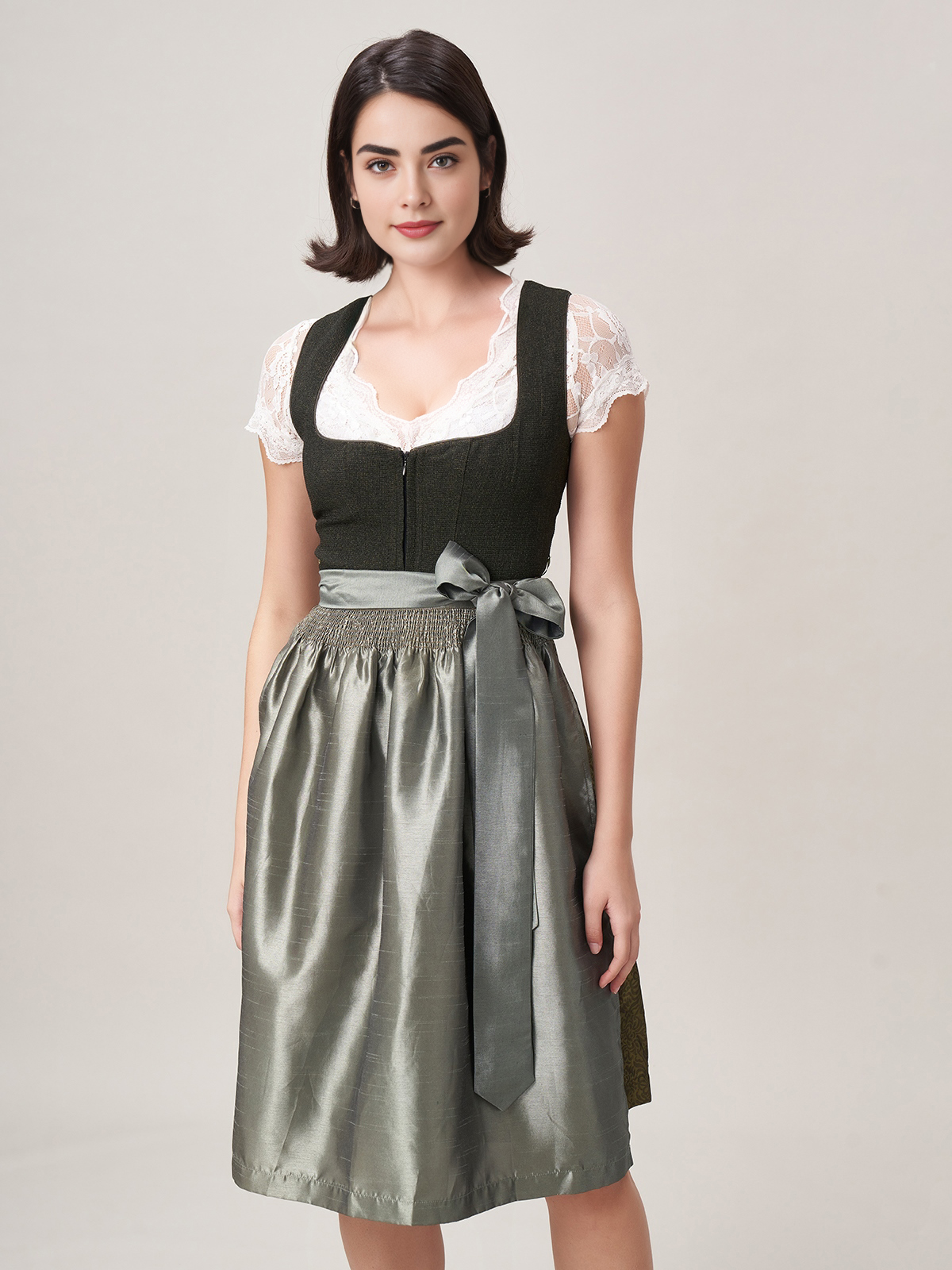 Dirndl Dunkelrot in eleganter Ausführung